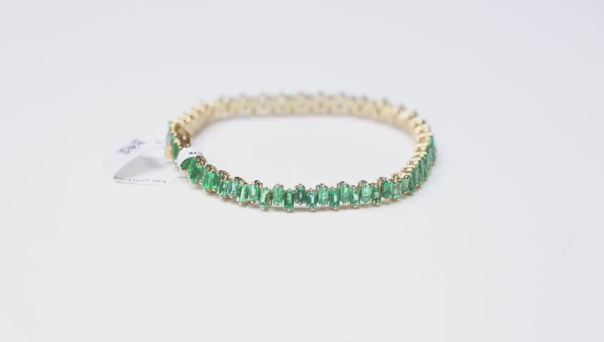 Emerald Tennis Bracelet